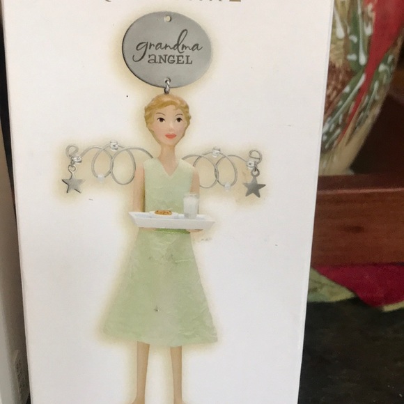 2 Hallmark Ornaments Grandma Reindeer Candy Angel - Picture 4 of 5